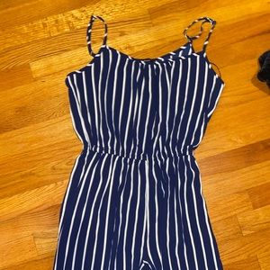 Striped jumpsuit
